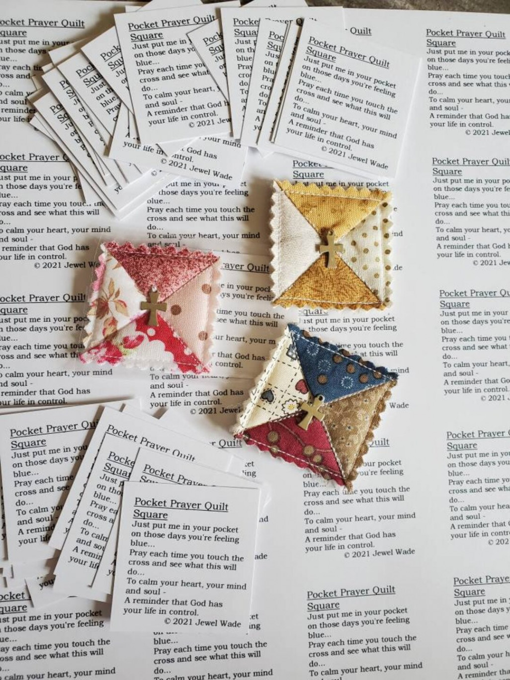 TAGS für Pocket Prayer Quilt COPYRIGHTED Poem Tags Gedruckt - Etsy