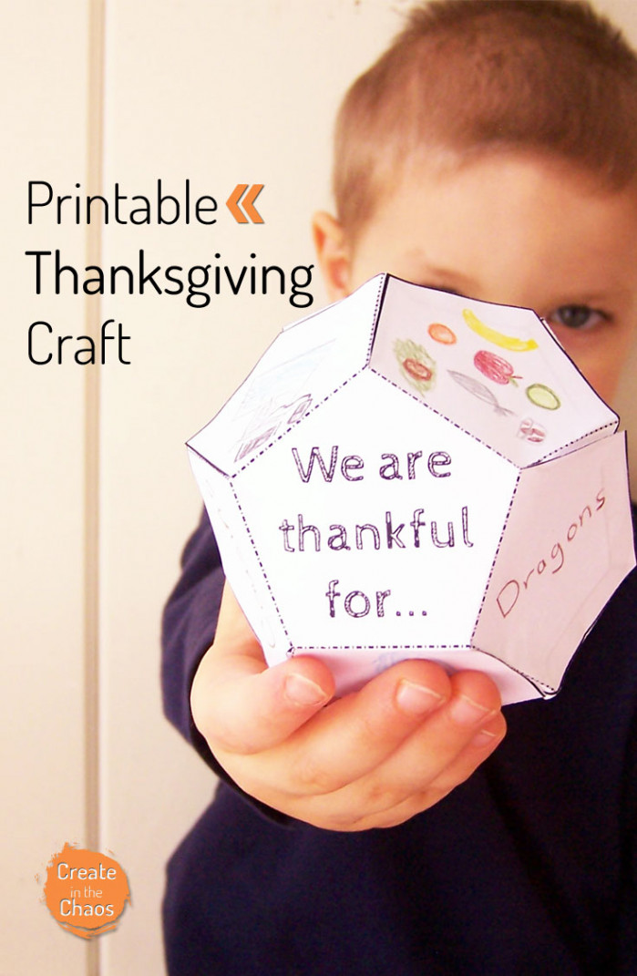 Thanksgiving Printable - Create in the Chaos