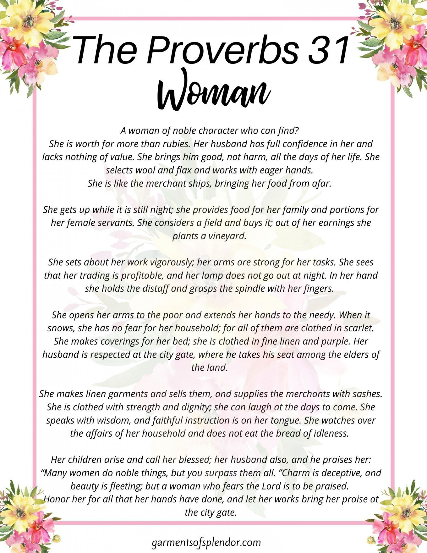 The Proverbs  Woman: How to be a Virtuous Woman Today