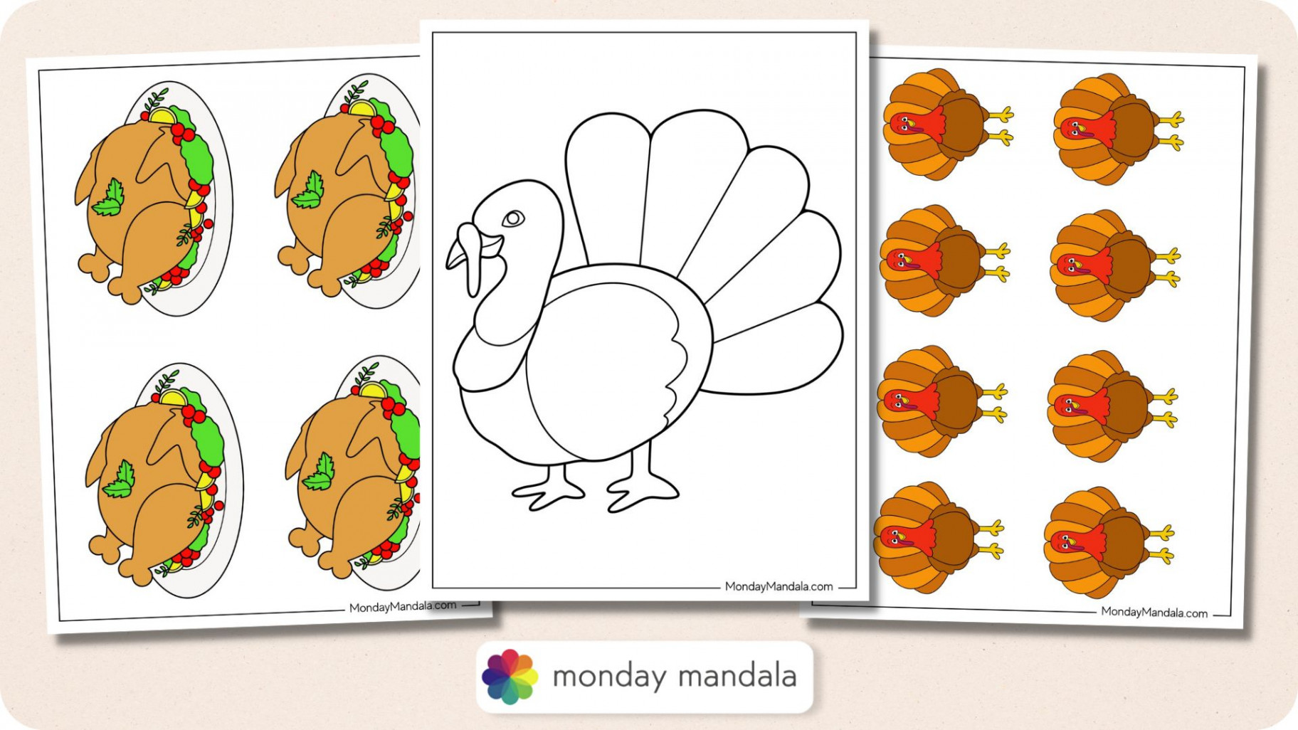 Turkey Templates (Free PDF Printables)