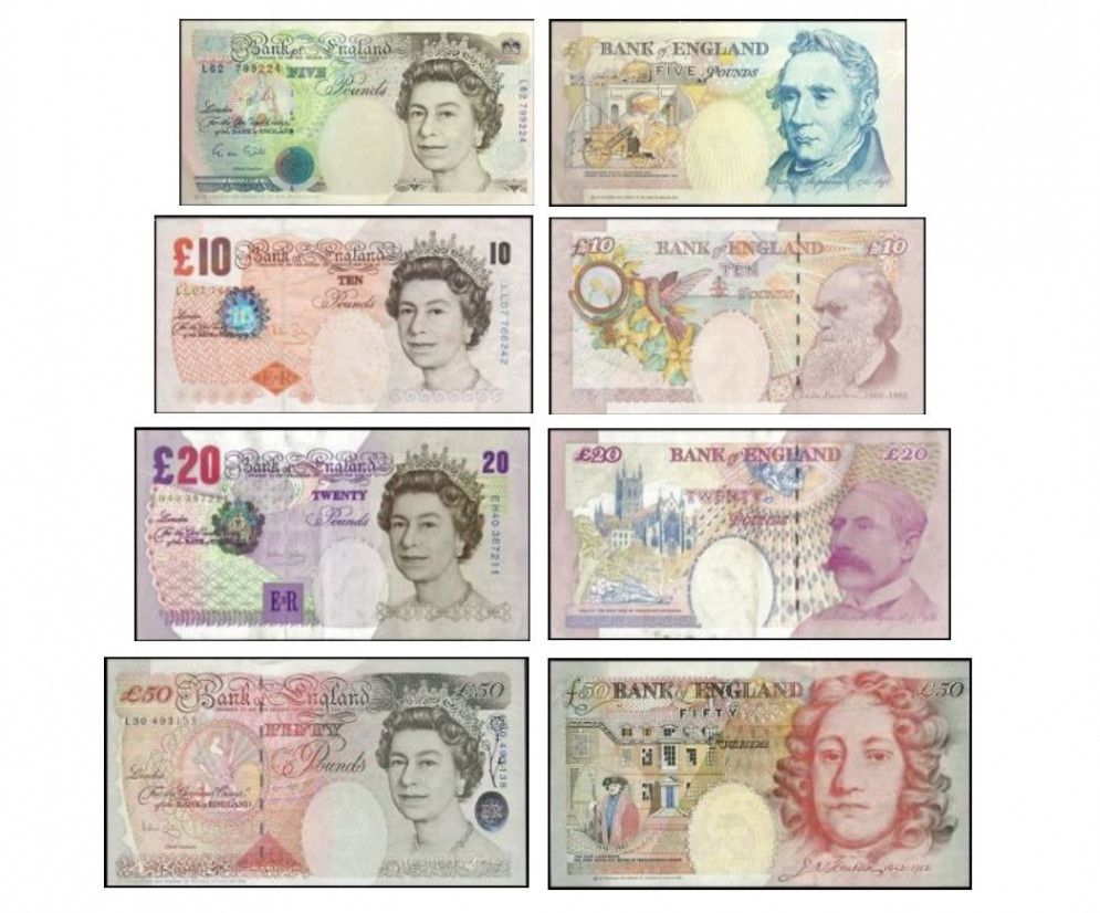 UK GBP Notes  Printable play money, Money notes, Banknotes design