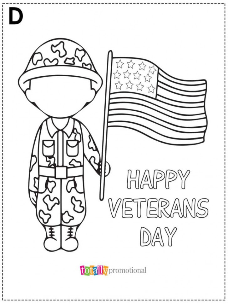 Veterans Day printables for teachers: Patriotic coloring pages