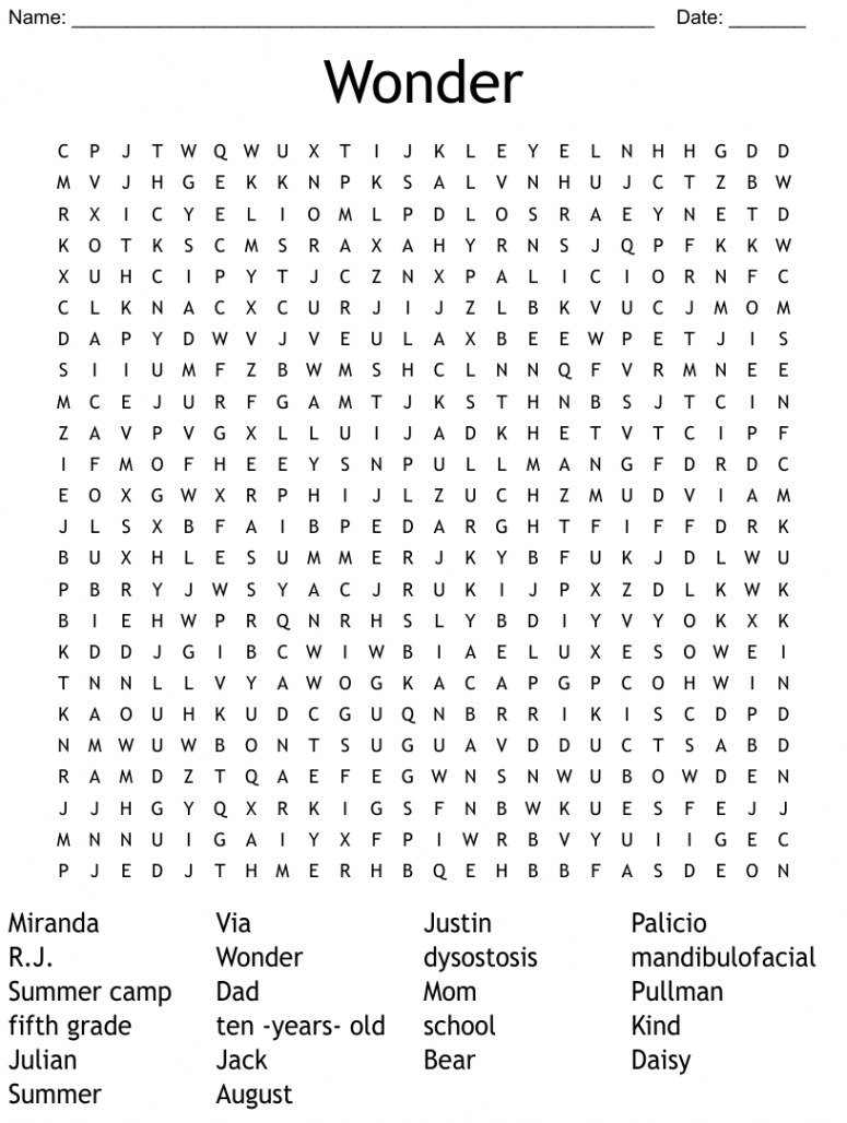 Wonder Word Search - WordMint