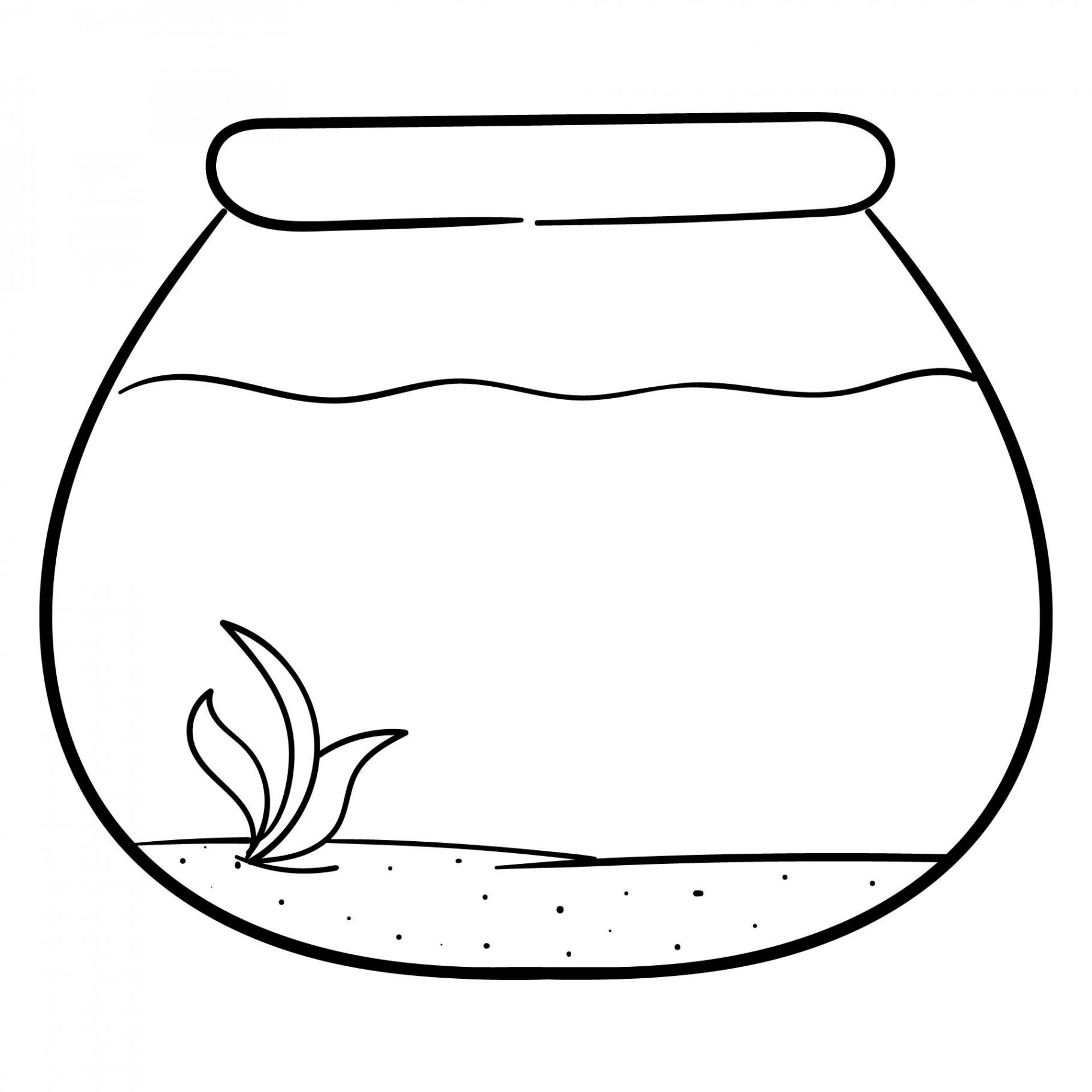 Best Fish Bowl Template Printable PDF for Free at Printablee