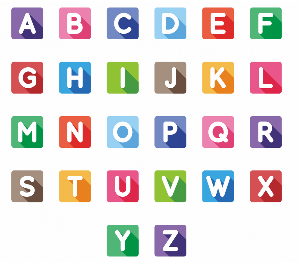 Best Large Colored Letters Printable PDF for Free at Printablee