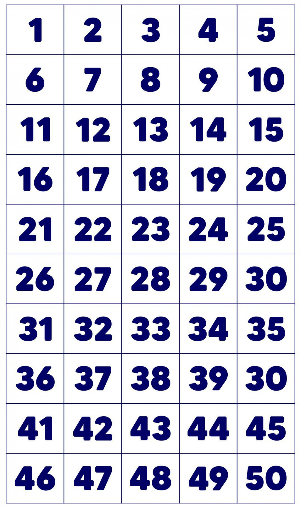 Best Large Printable Number  PDF for Free at Printablee