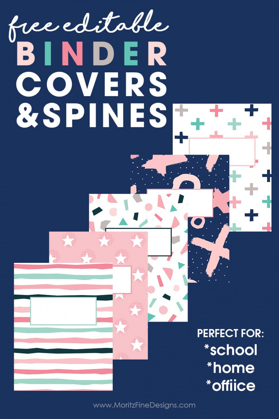 Editable Binder Covers & Spines  Free Printable Download