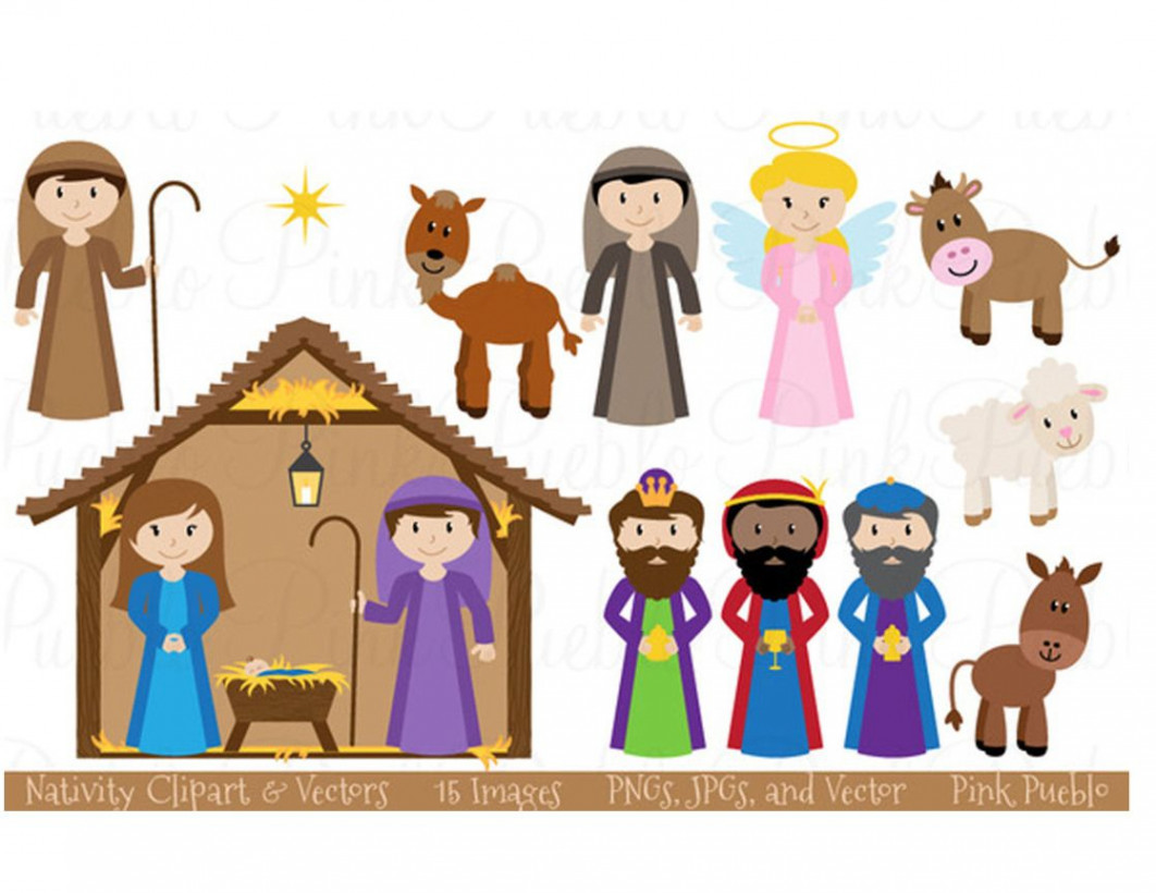 Elf On The Shelf Free Printable Props  Nativity clipart, Nativity