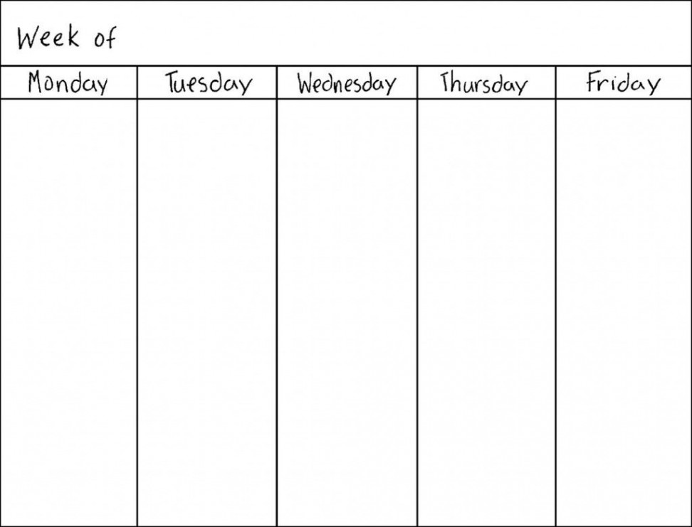 Free Blank  Day Calendar  Blank weekly calendar, Free calendar