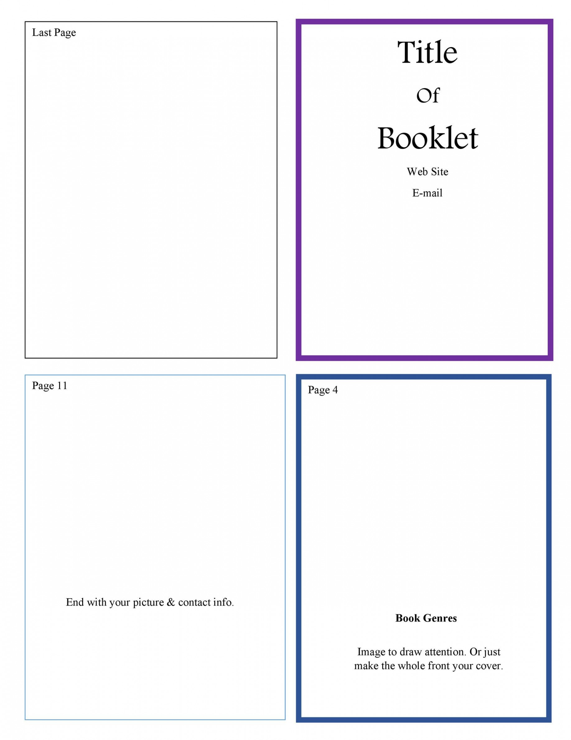 Free Booklet Templates & Designs (Word, PowerPoint, PDF) ᐅ