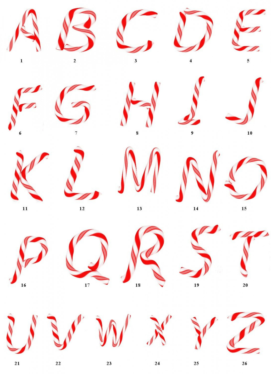 Free Candy Cane Letters Printables  Candy land theme, Candyland