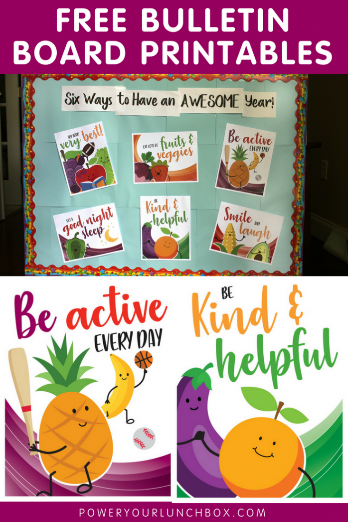 Free Classroom Printables for Teachers  Healthy Family Project