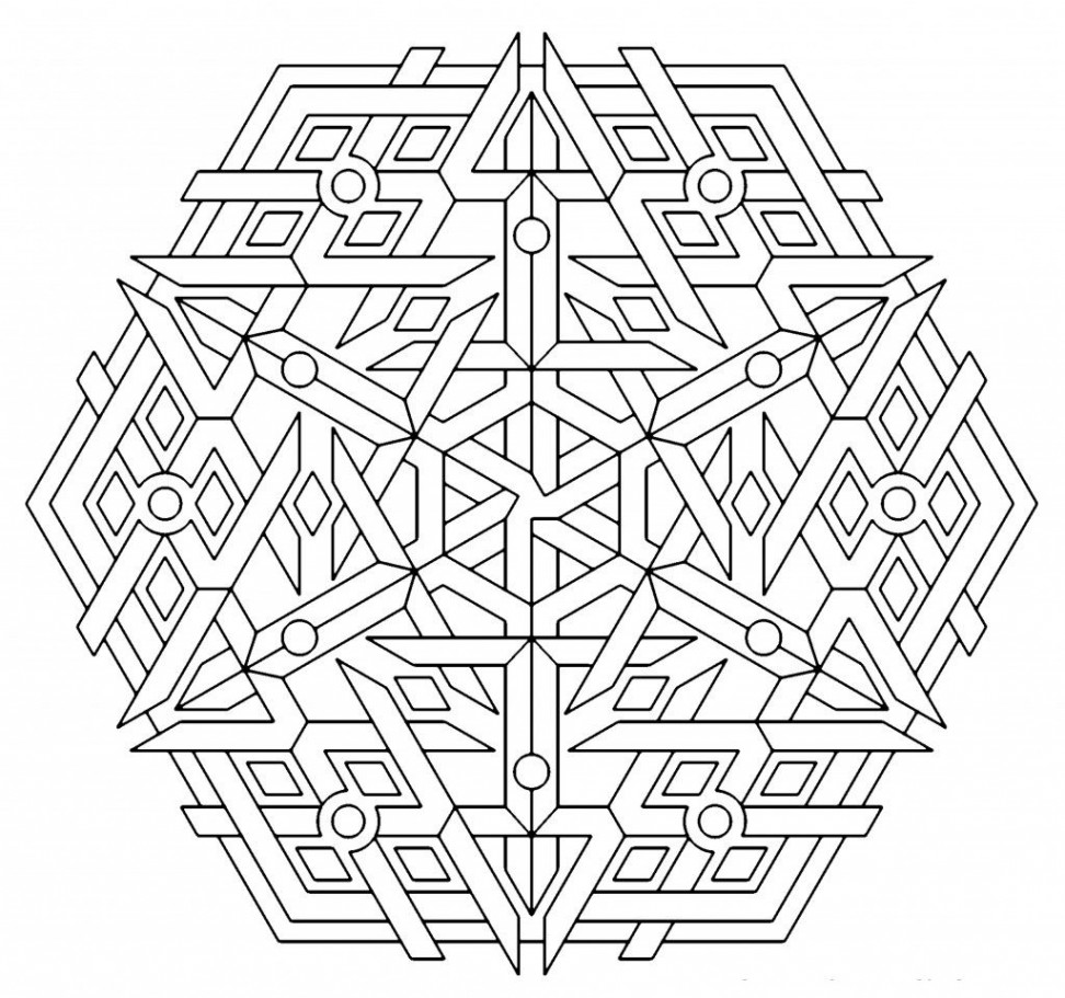 Free Printable Geometric Coloring Pages For Kids  Geometric