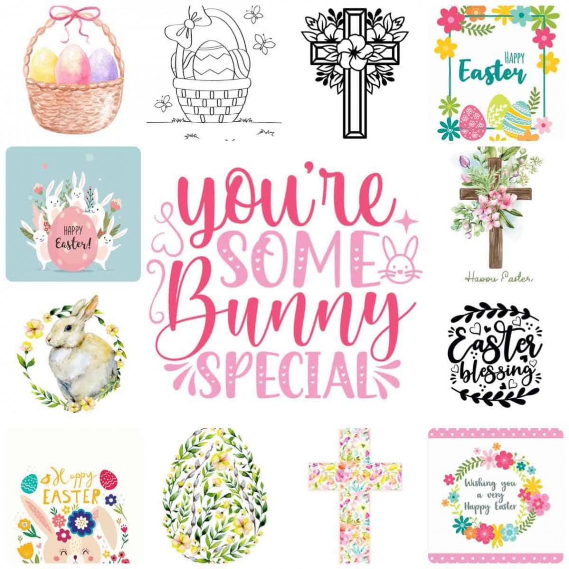 Free Printable Happy Easter Cards  Skip To My Lou