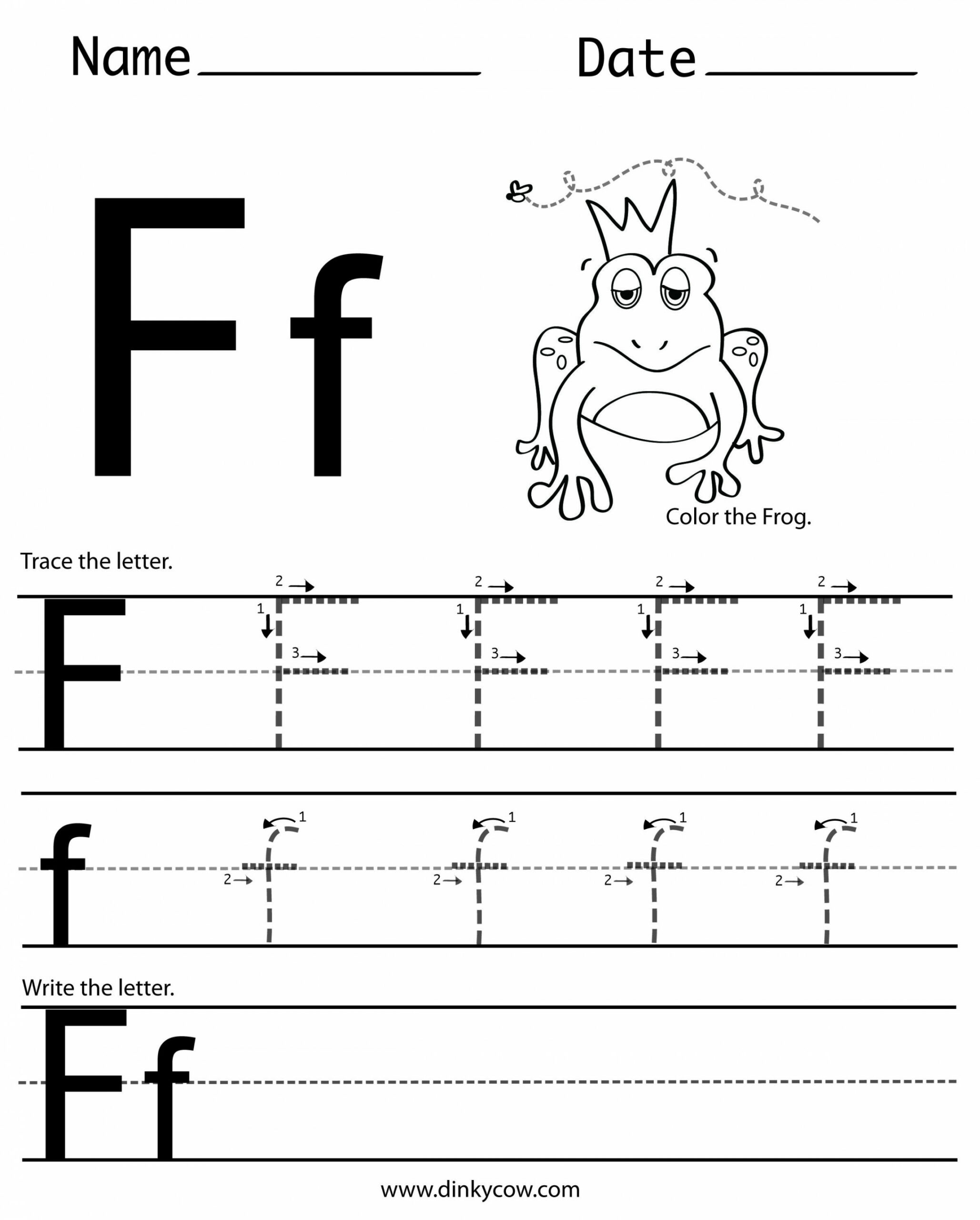 Free Printable Letter F Worksheets  Free printable alphabet