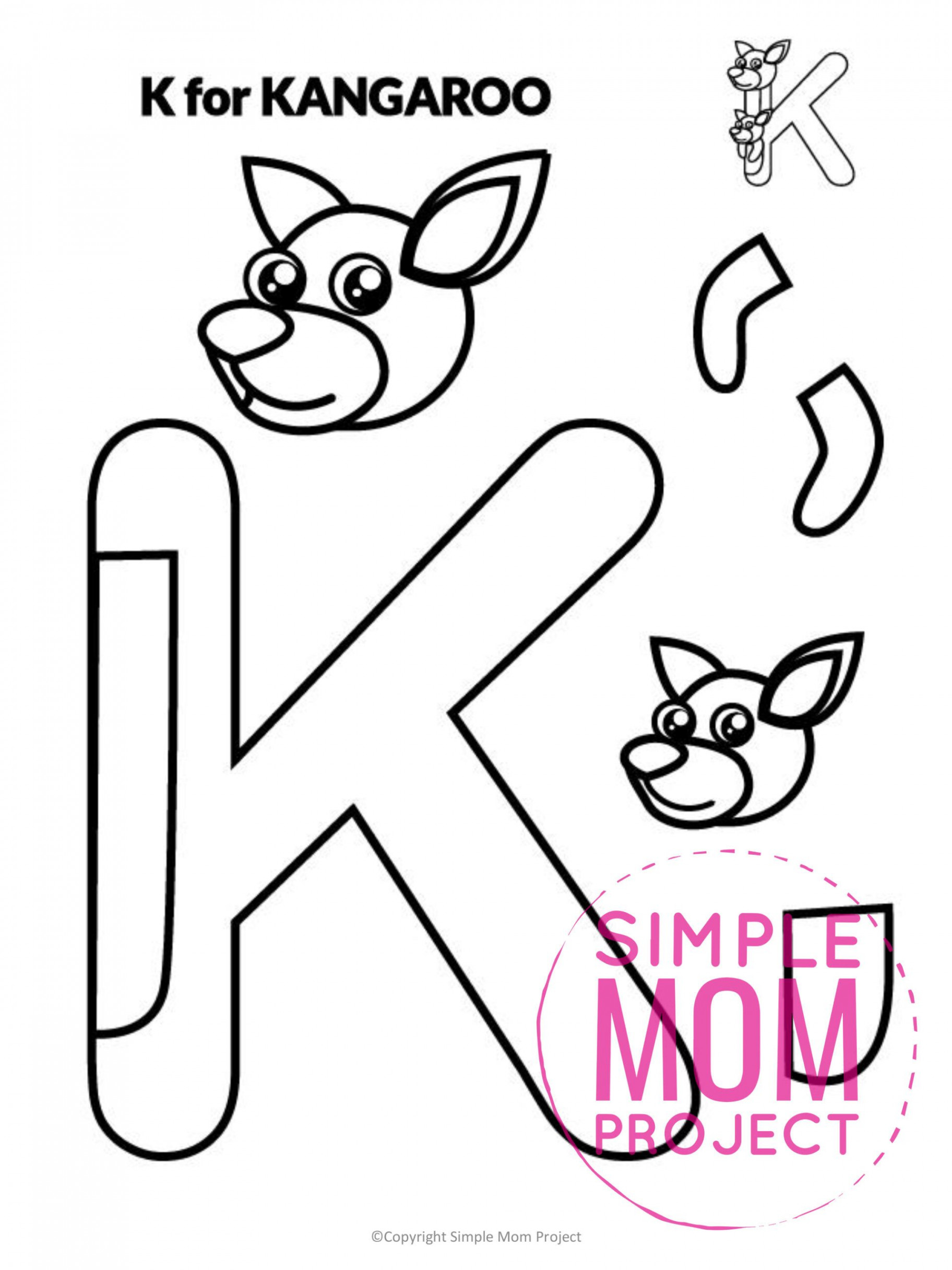 Free Printable Letter K Craft Template  Letter k crafts