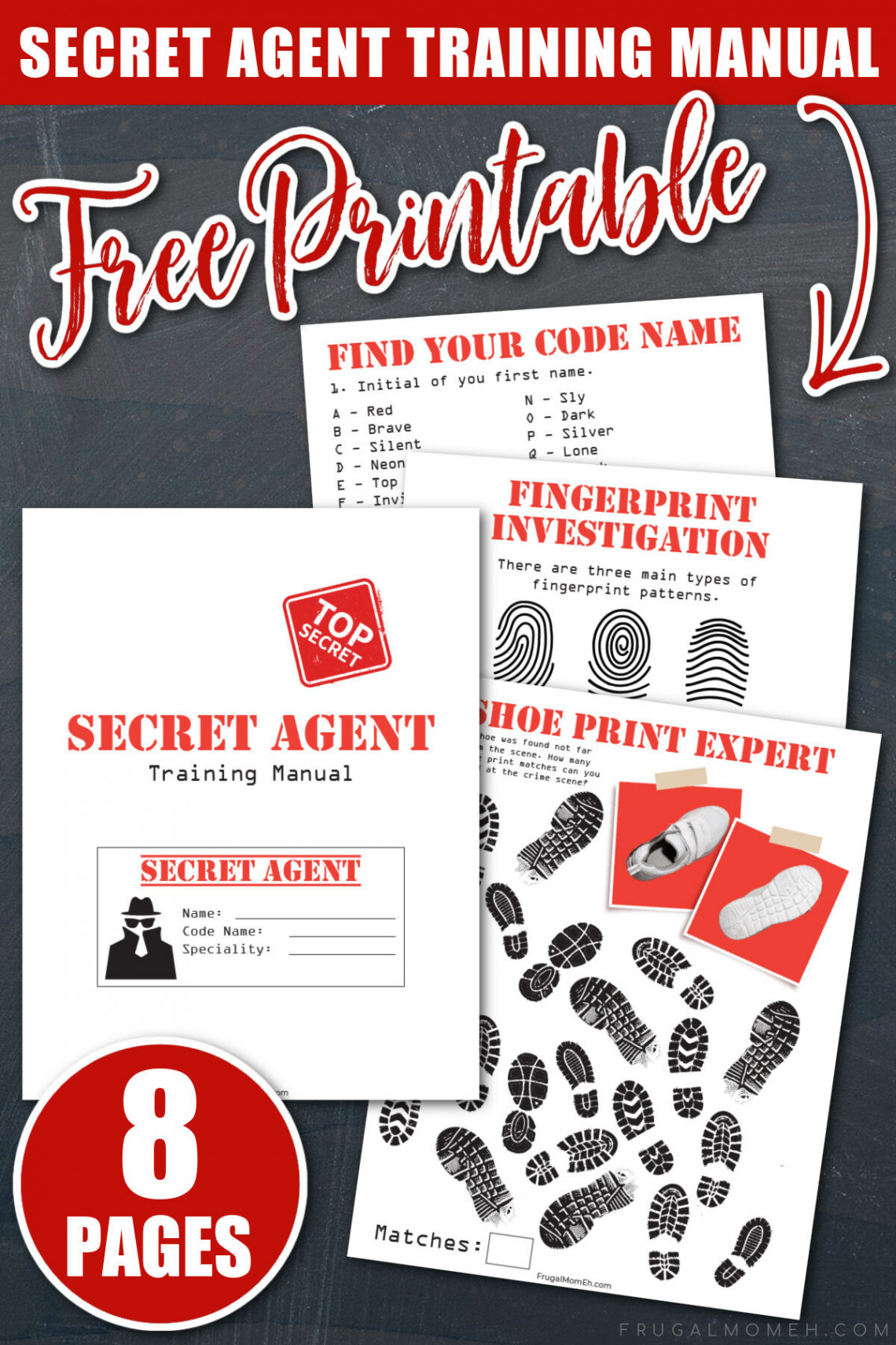 Free Printable Secret Agent Training Manual - Frugal Mom Eh!