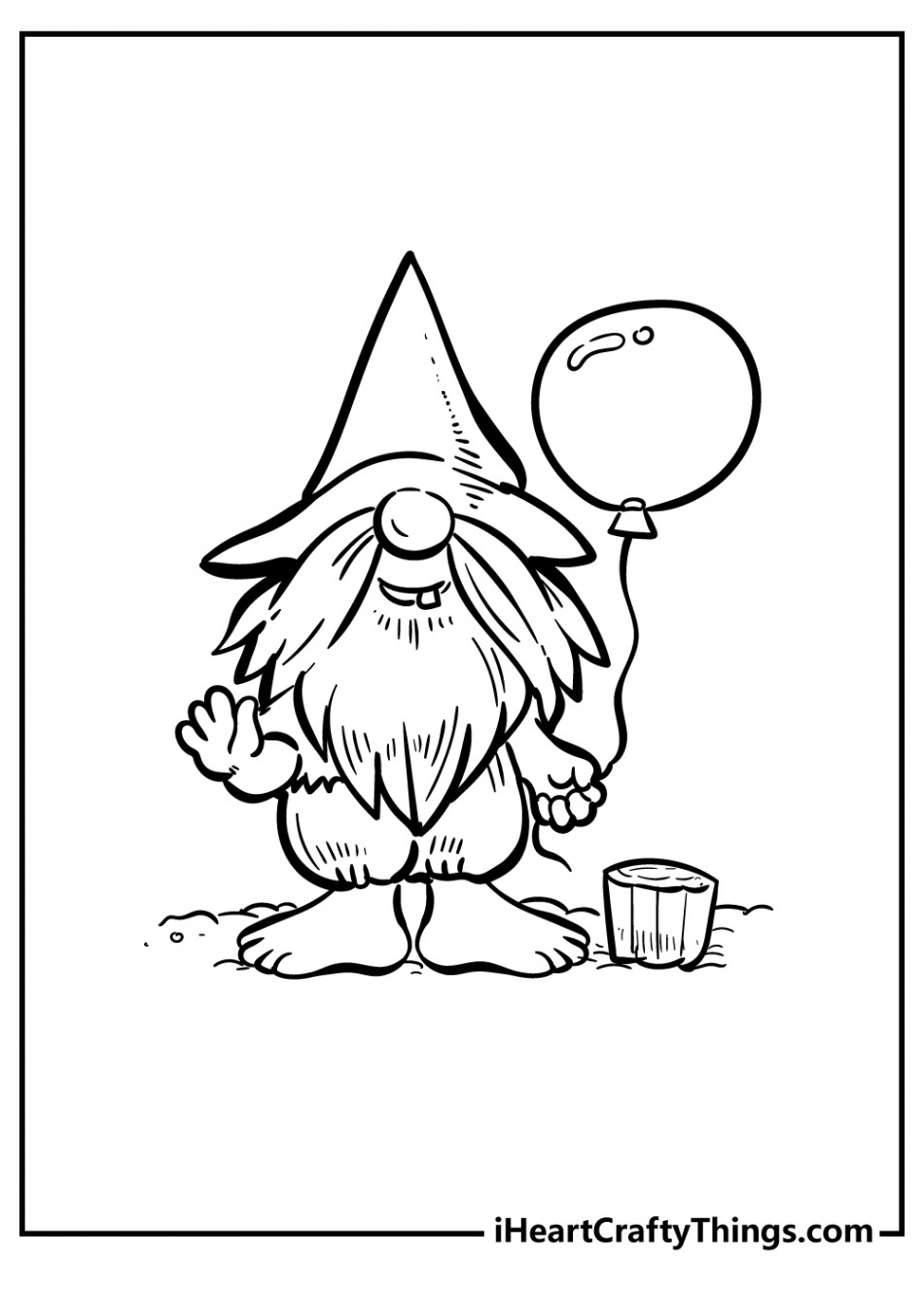 Gnomes Coloring Pages (% Free Printables)