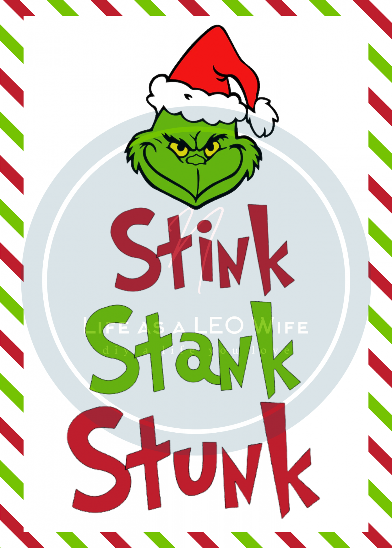 Grinch Movie Night or Party Printables - Life as a LEO Wife