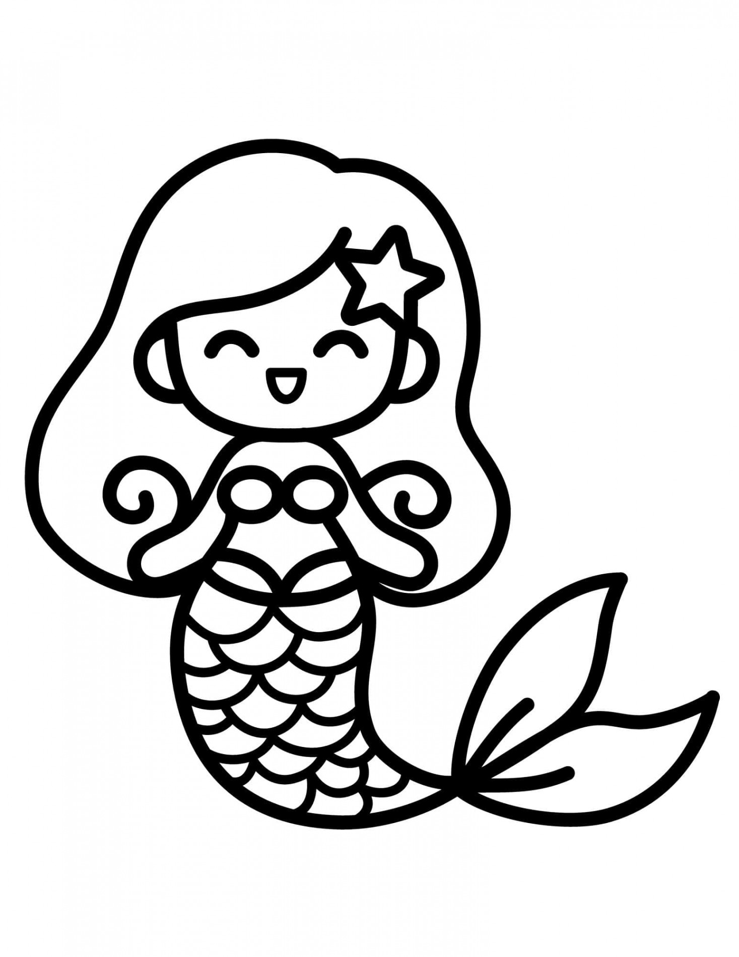 Mermaid Coloring Pages For Kids And Adults - Our Mindful Life