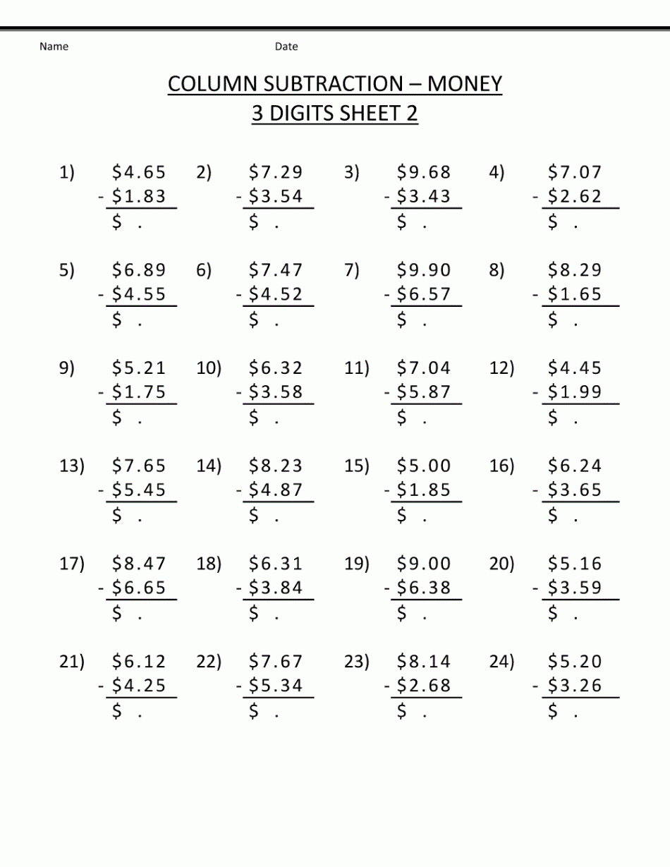 Printable Grade  Math Worksheets  Math worksheets, th grade