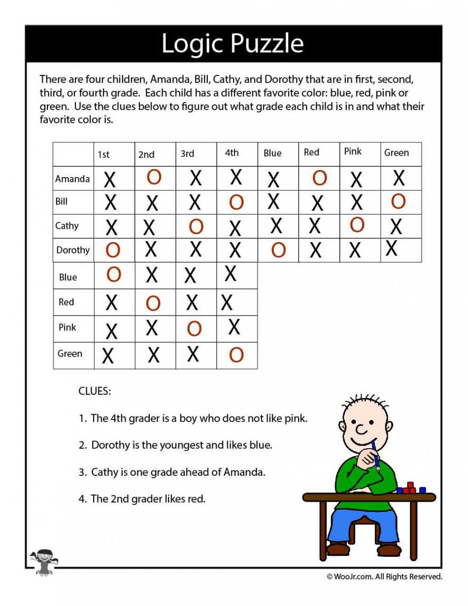 Printable Logic Puzzles for Kids  Woo! Jr