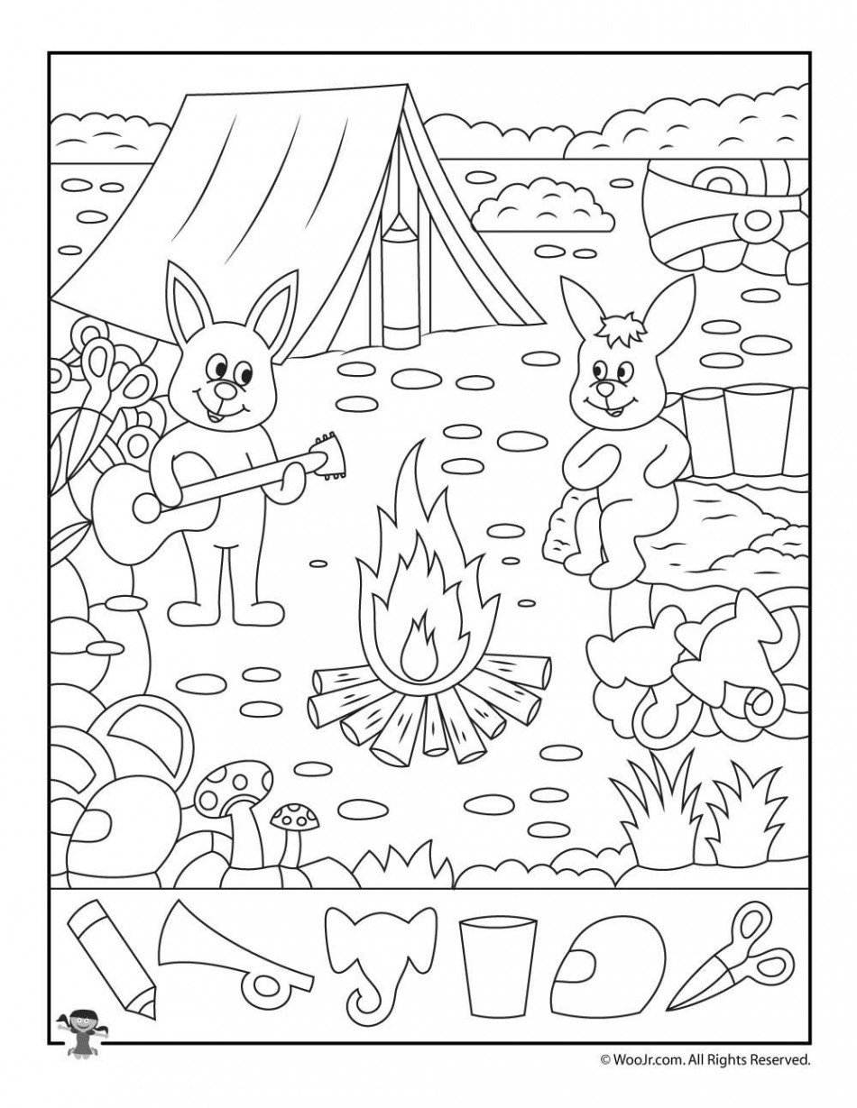 Printable Summer Hidden Picture Activity Pages  Woo! Jr