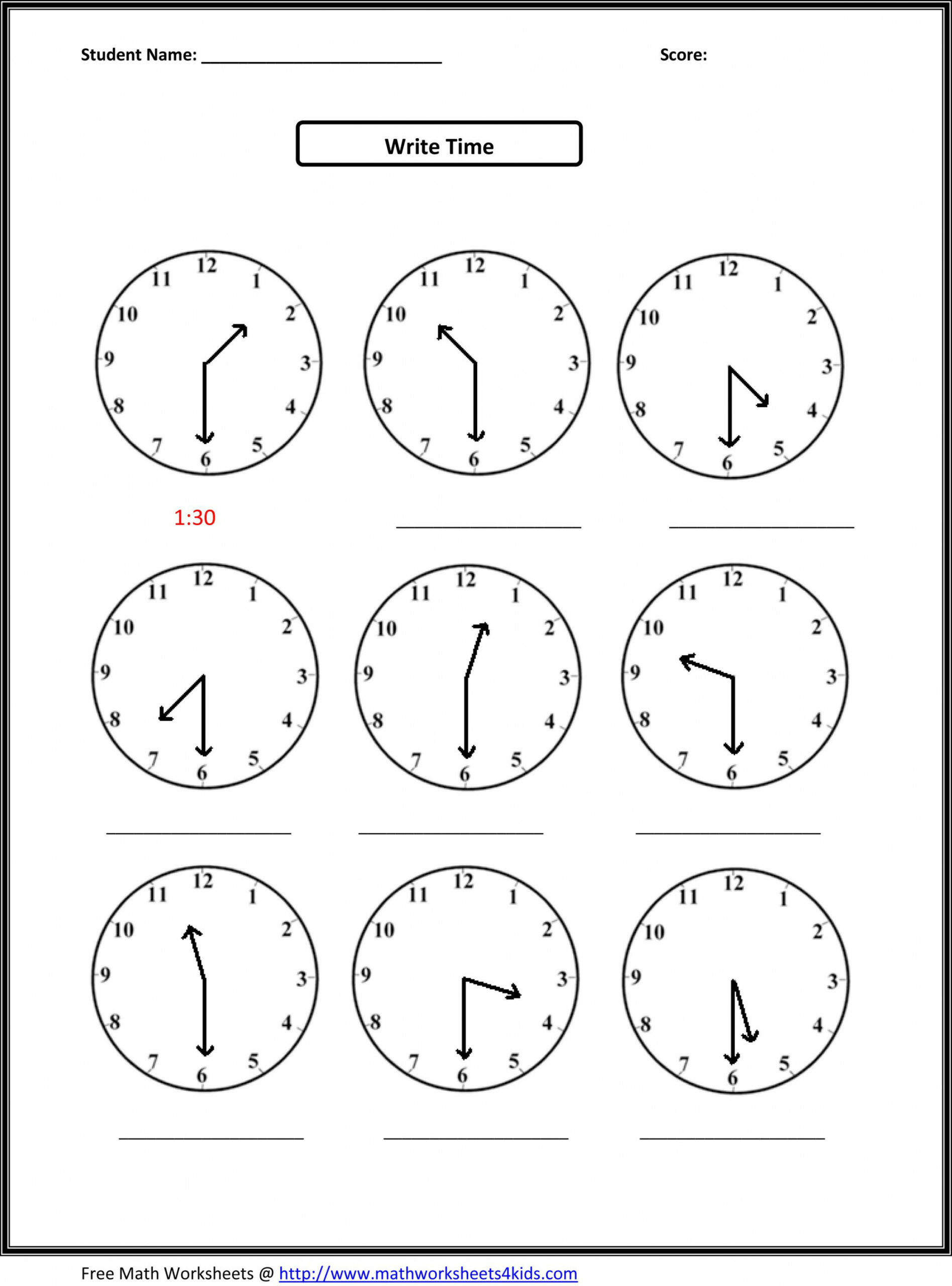 Second Grade Math Worksheets  nd grade math worksheets, nd