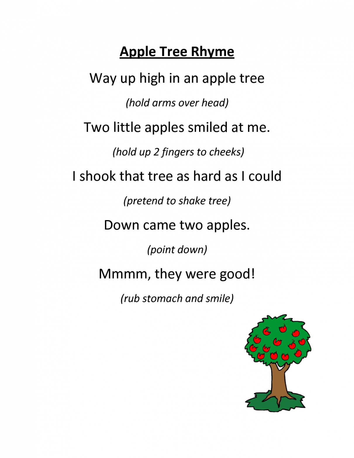 way up high in the apple tree - Google Search  Preschool songs