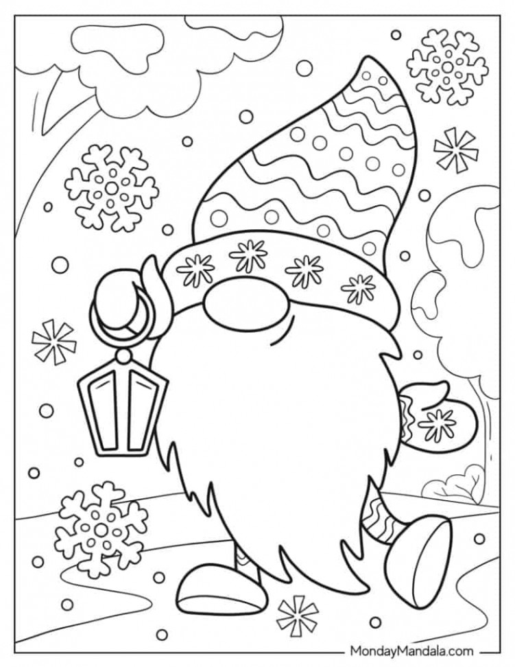 Winter Coloring Pages (Free PDF Printables)