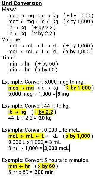 Best Medical Math Worksheets Pdf 13