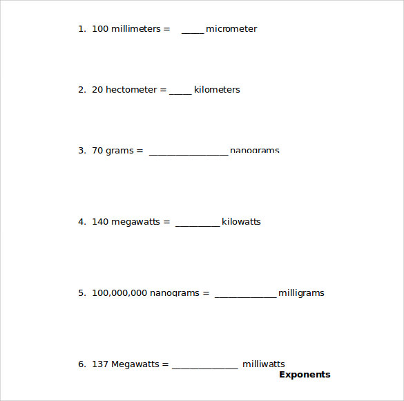 Best Medical Math Worksheets Pdf 48