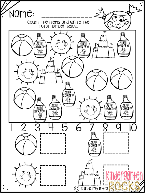 Best 45 Kindergarten Summer Worksheets Free Printables Ideas 20