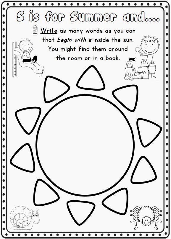 Best 45 Kindergarten Summer Worksheets Free Printables Ideas 7