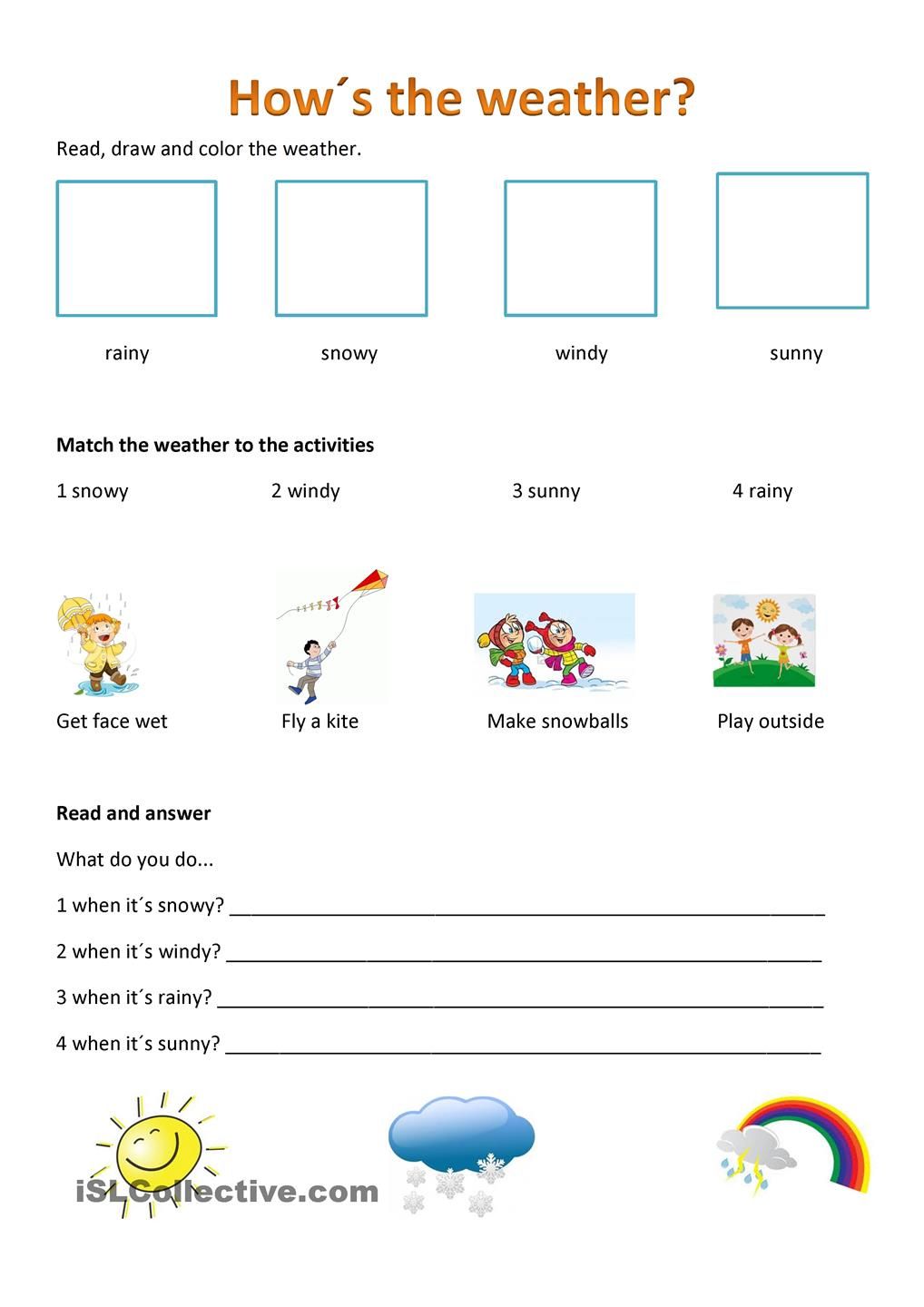 Best 45 Summer Weather Worksheets For Kids Ideas 7