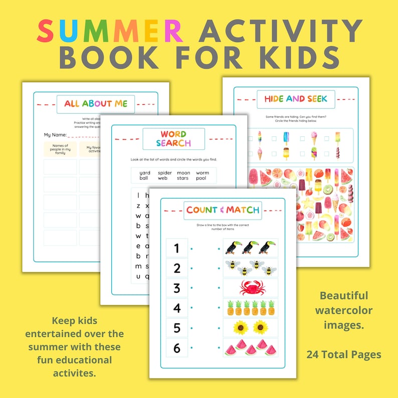 Best 45 Summer Worksheets Kids Ideas 32