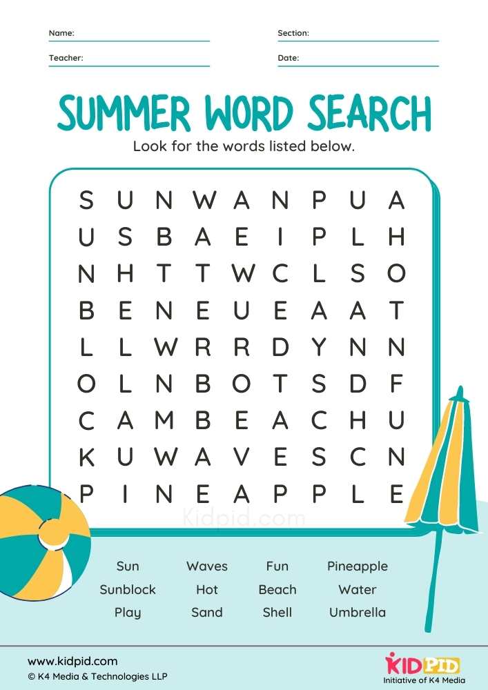 Best 45 Summer Worksheets Kids Ideas 45