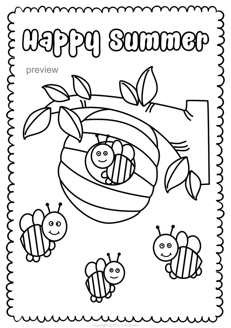 Best 45 Summer Coloring Pages For Toddlers Ideas 19