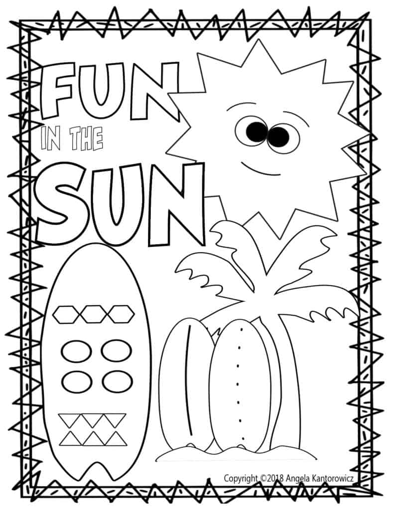 Best 45 Summer Coloring Pages For Toddlers Ideas 22