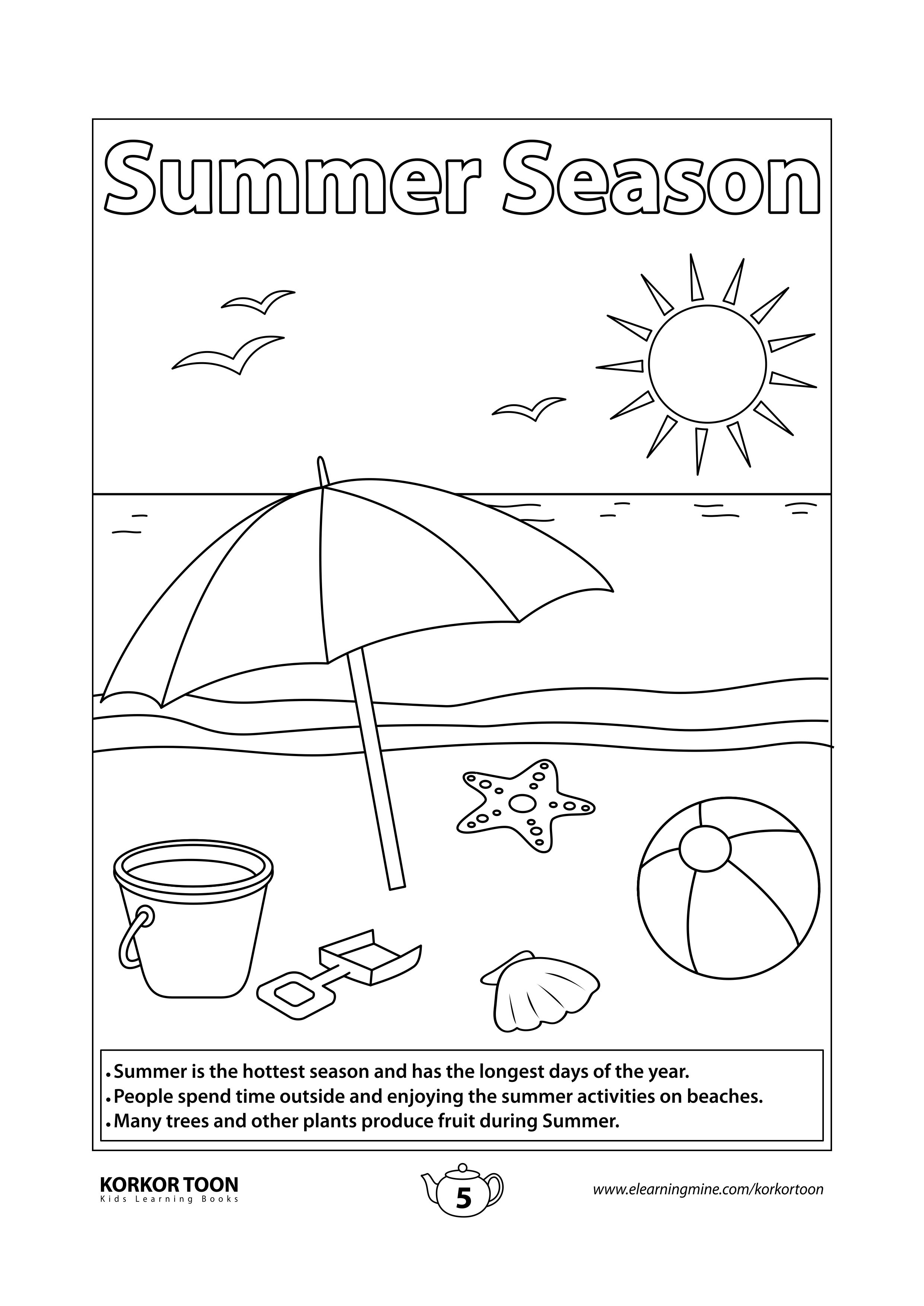 Best 45 Summer Coloring Pages For Toddlers Ideas 33