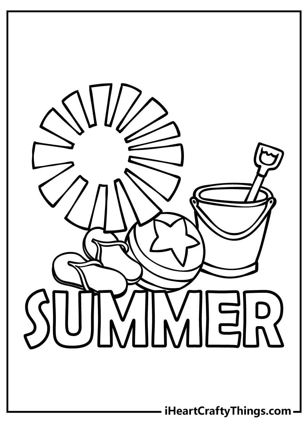 Best 45 Summer Coloring Pages For Toddlers Ideas 4