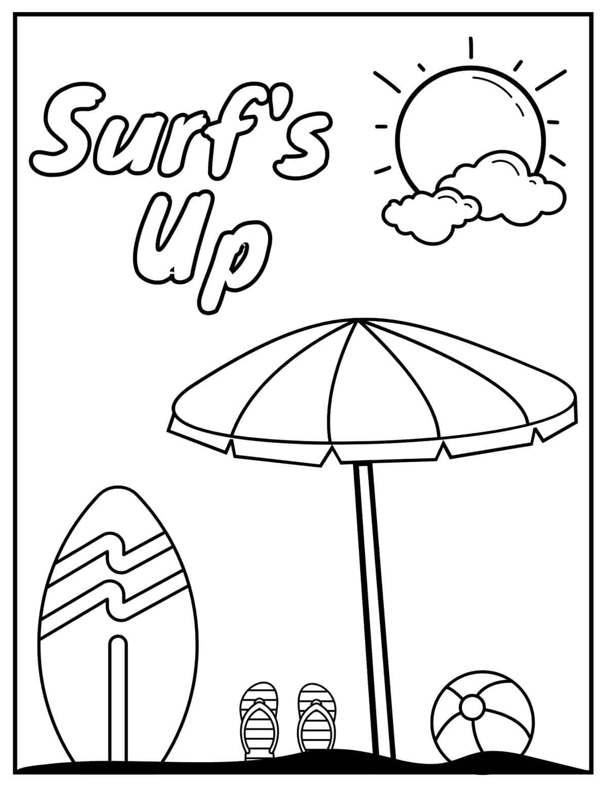 Best 45 Summer Coloring Pages For Toddlers Ideas 42