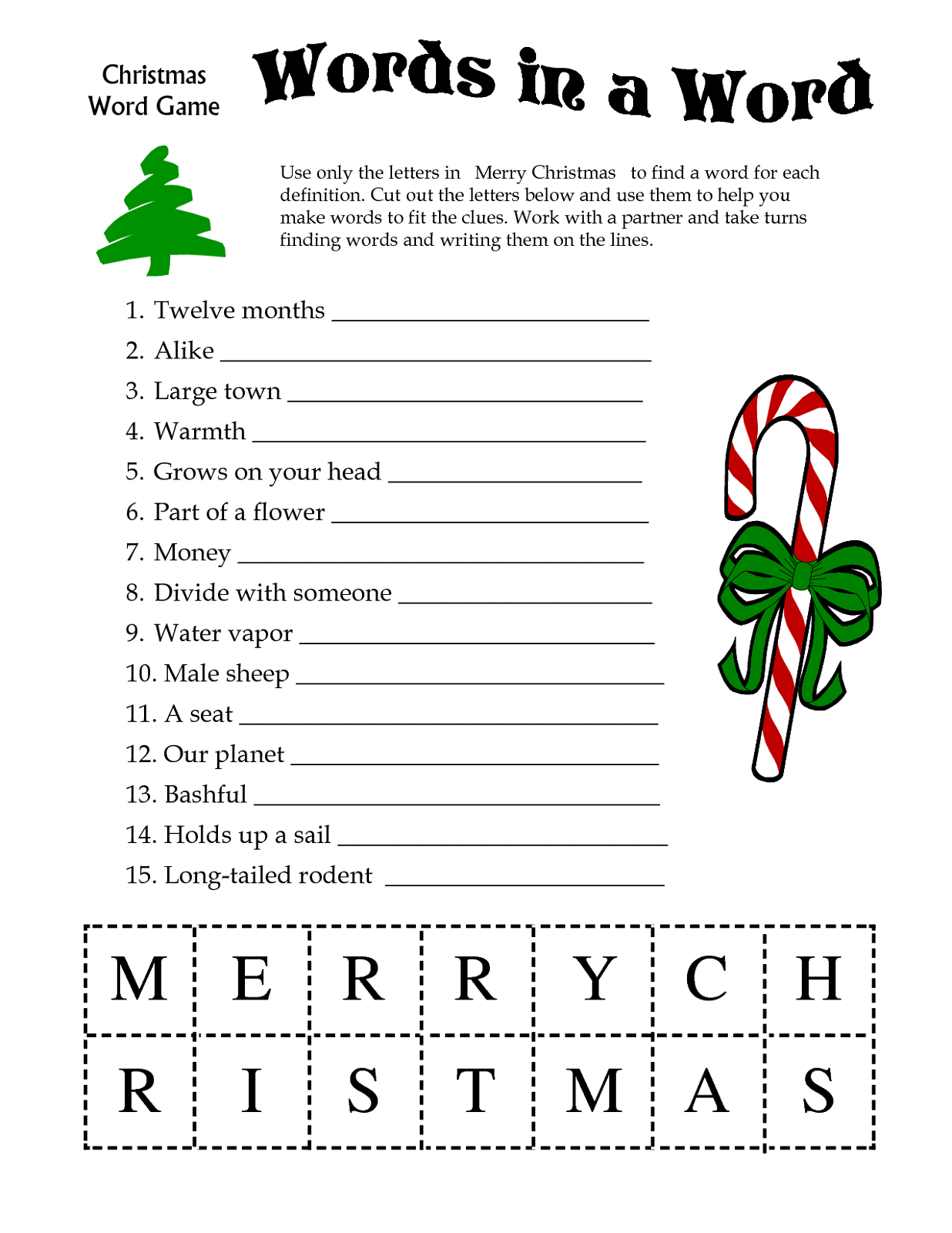 20 Christmas Printables For Free Free