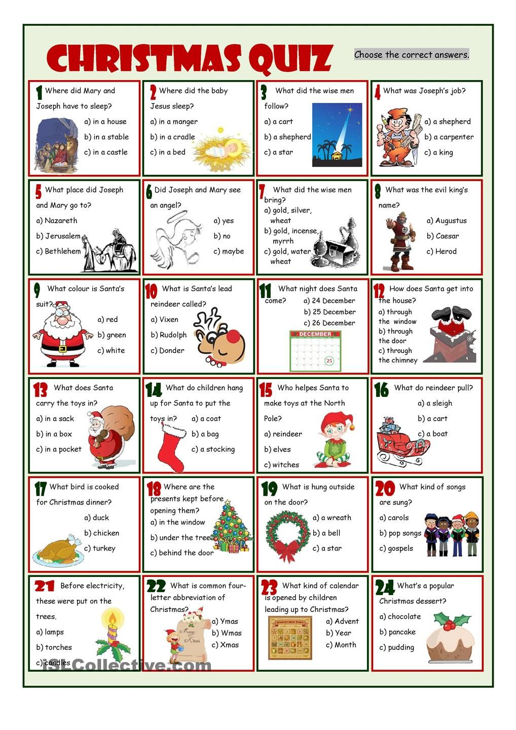 20 Christmas Printables For Free Pdf