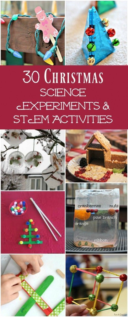 30 Christmas Activities In Science Free