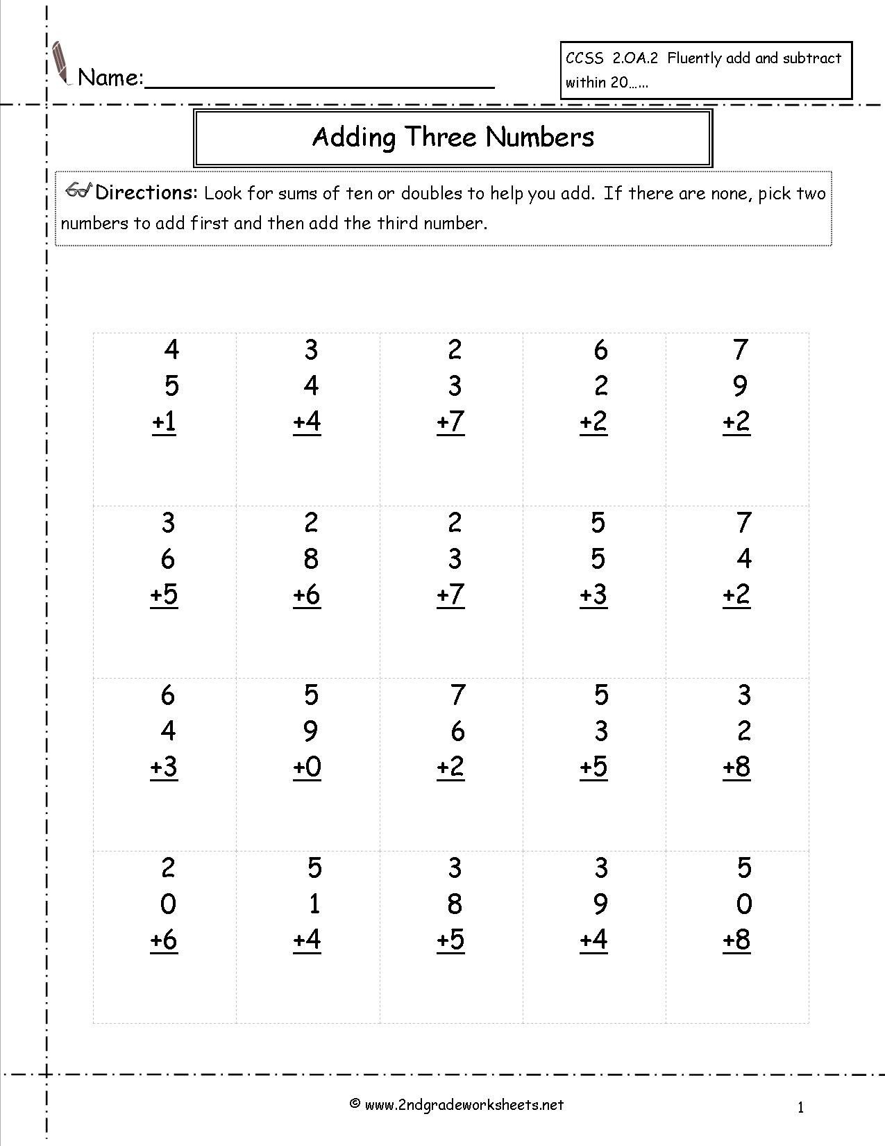 30 2Nd Grade Math Worksheets Reading