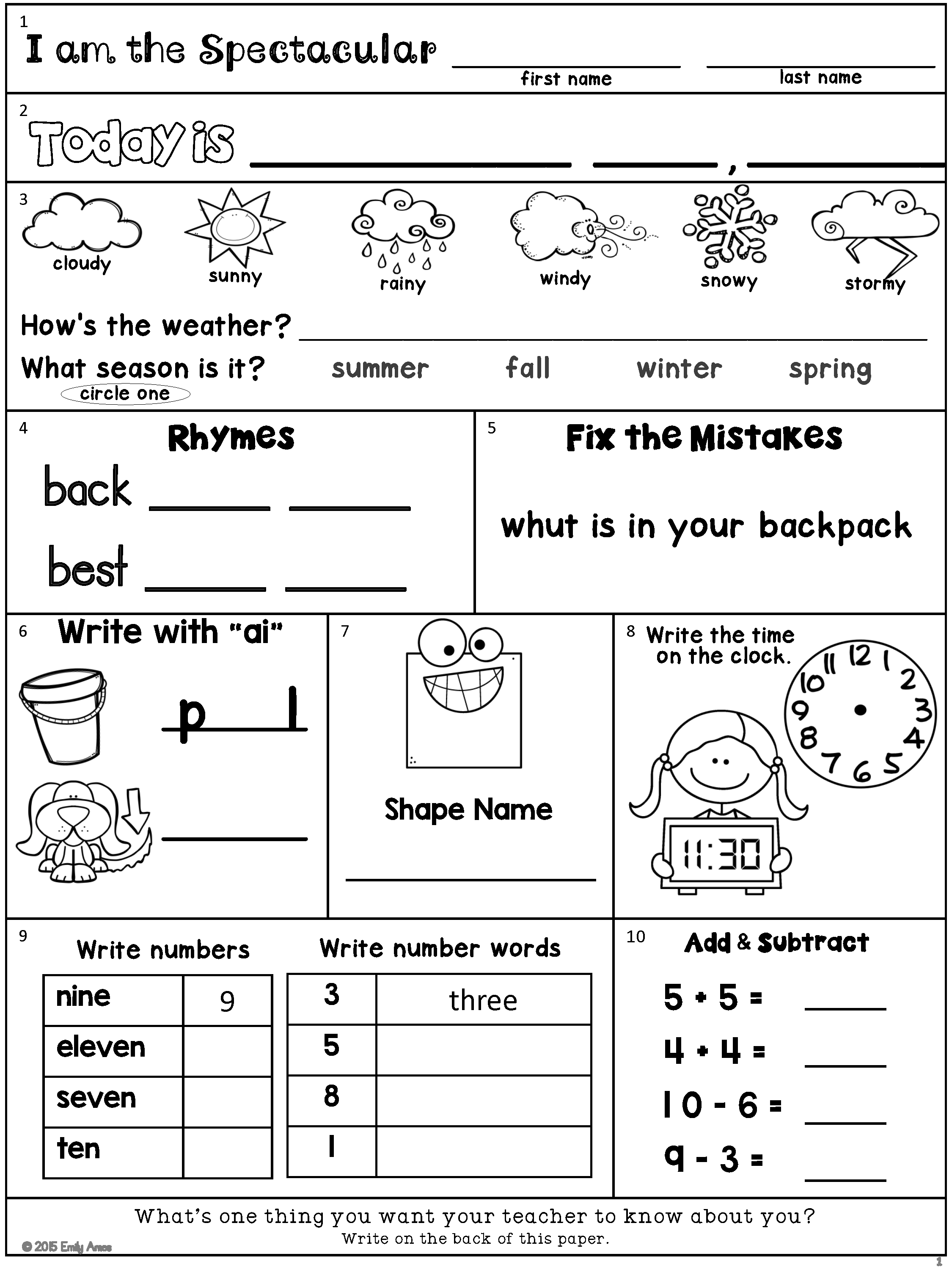 30 2Nd Grade Math Worksheets Reading