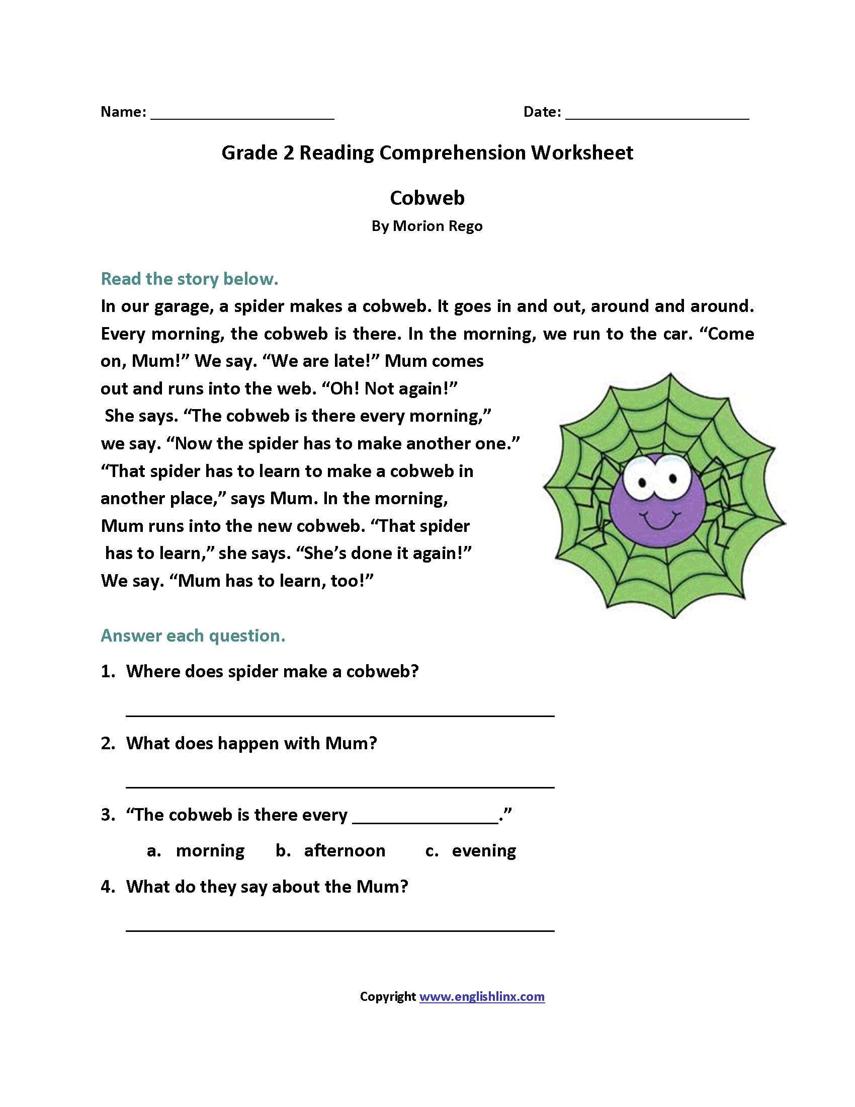30 2Nd Grade Math Worksheets Reading
