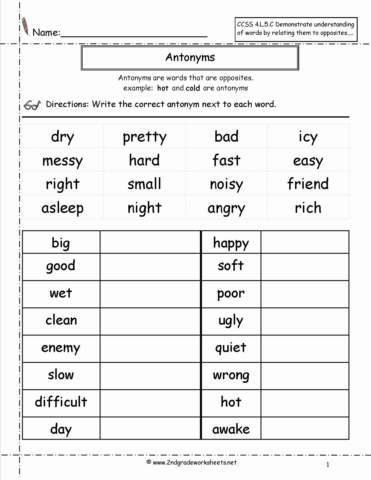 30 2Nd Grade Worksheets Grammar