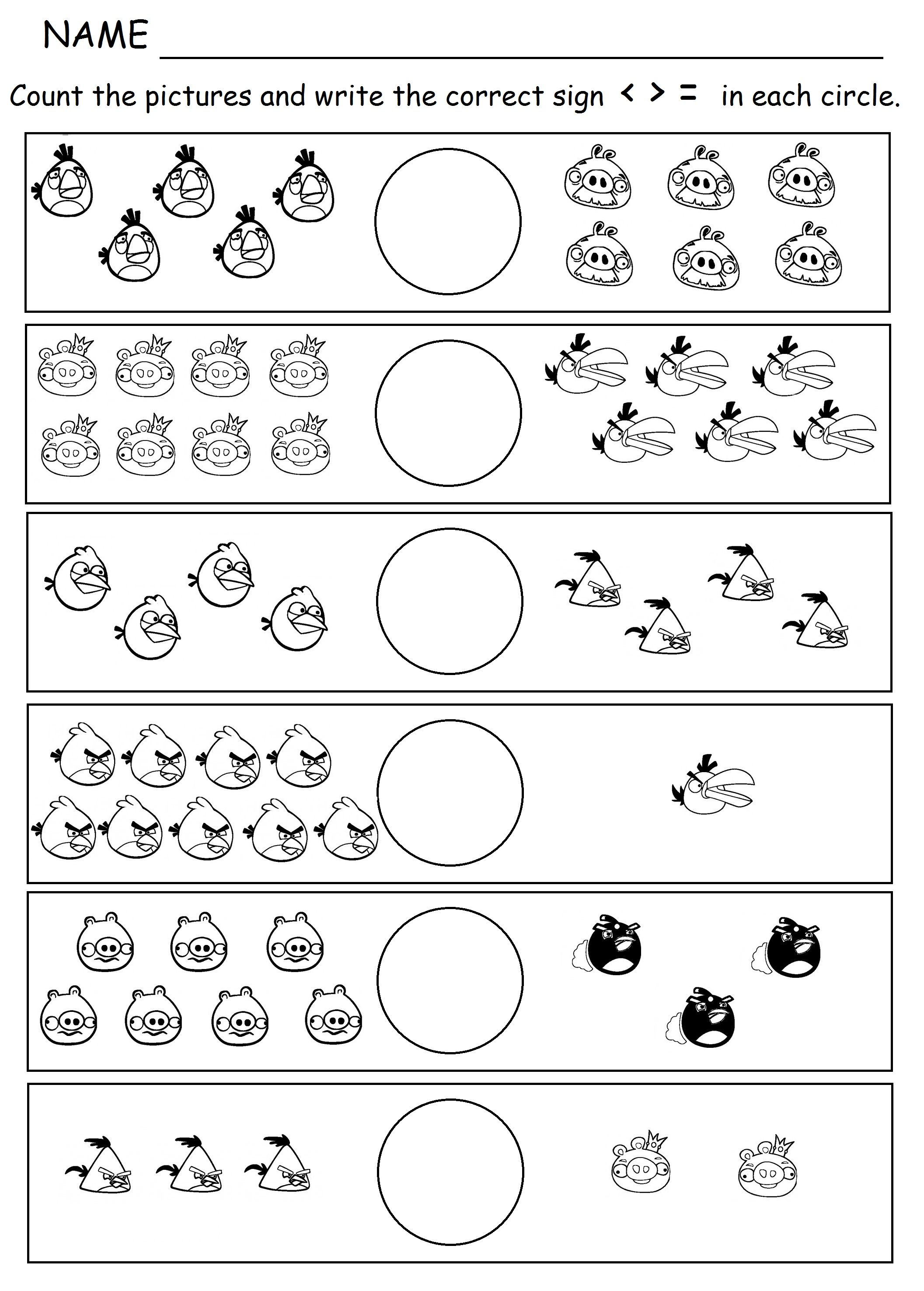 30 Comparing Numbers Worksheet Kindergarten Worksheets
